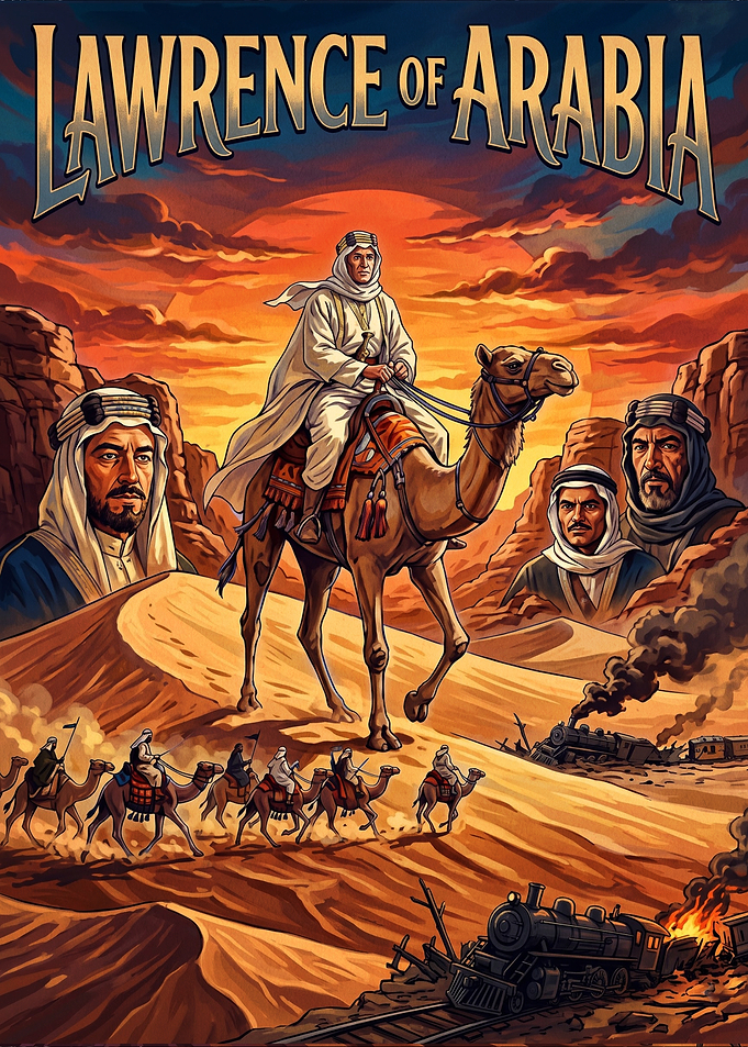 Lawrence of Arabia Movie Poster Art