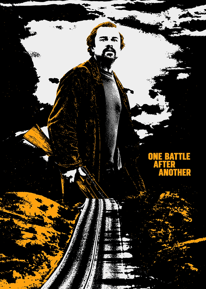 Leonardo DiCaprio ONE BATTLE AFTER ANOTHER Poster