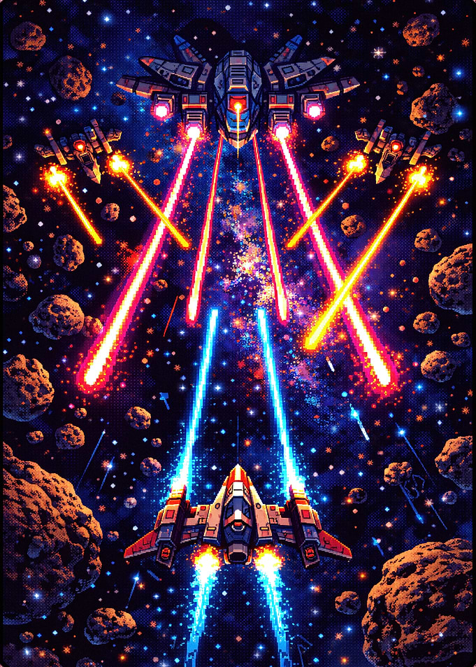 Retro Space Shooter Arcade Action