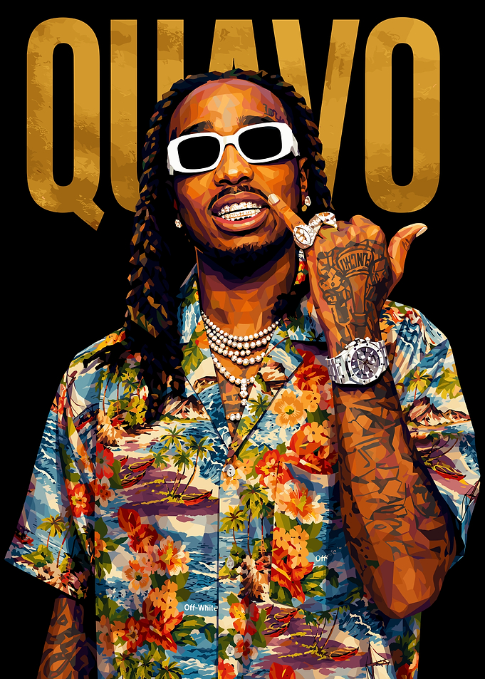 Quavo Digital Portrait Art