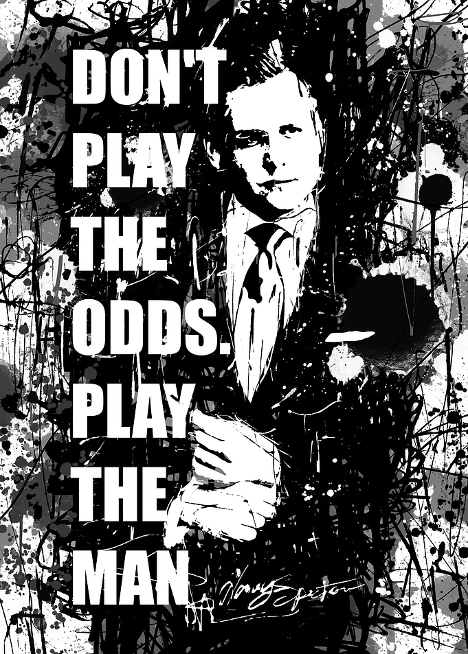 Harvey Specter Inspirational Quote Poster