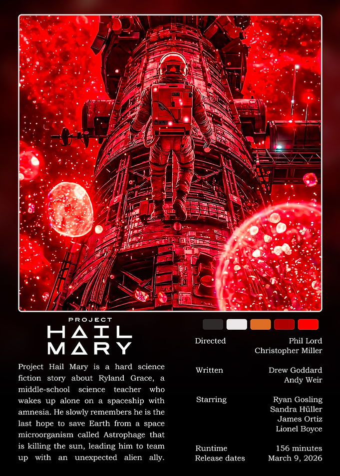 Project Hail Mary Movie Poster