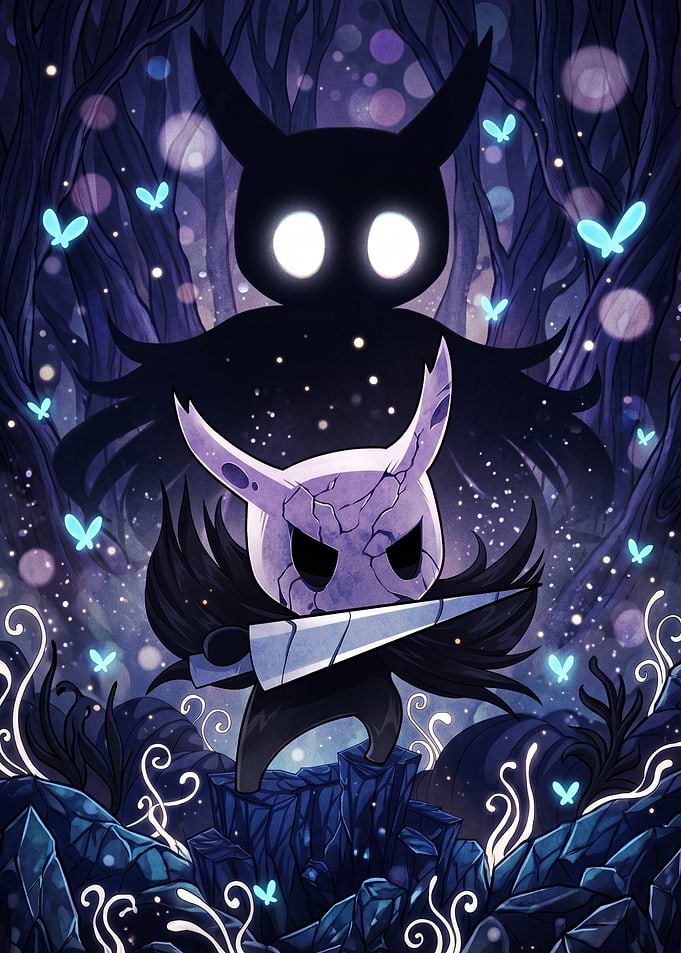 Hollow Knight Broken Vessel Illustration