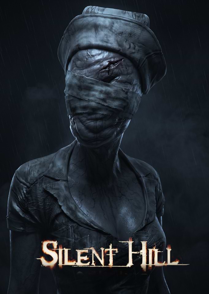 Silent Hill Nurse Portrait