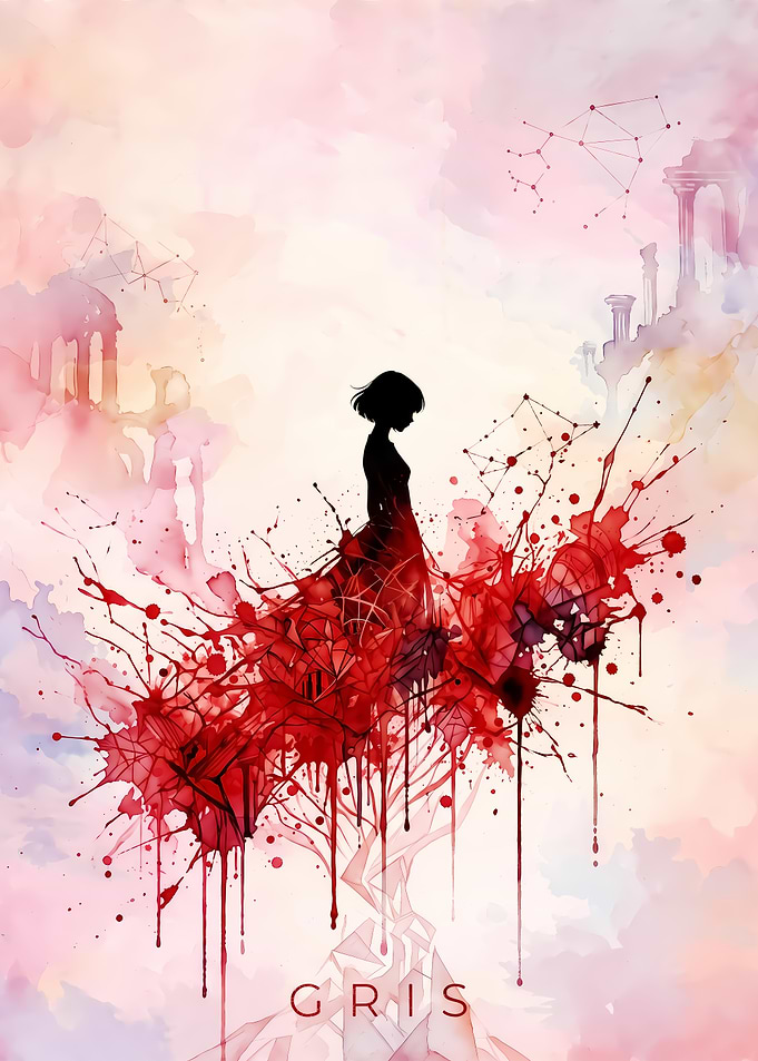 Gris Game Watercolor Art