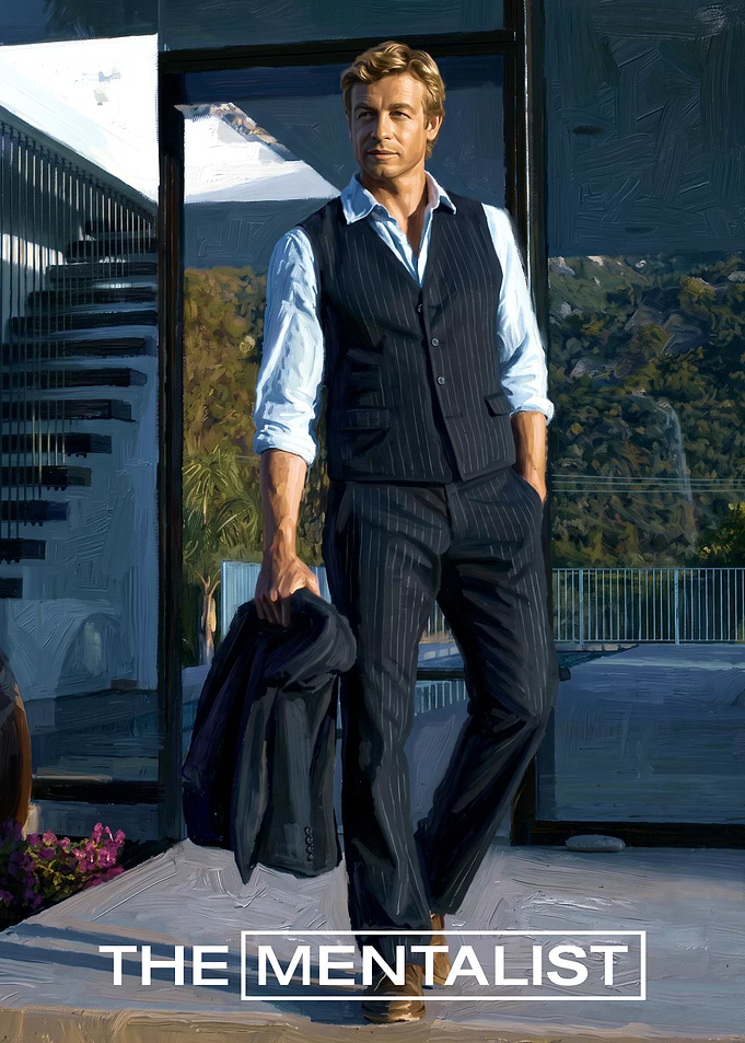The Mentalist Patrick Jane Portrait