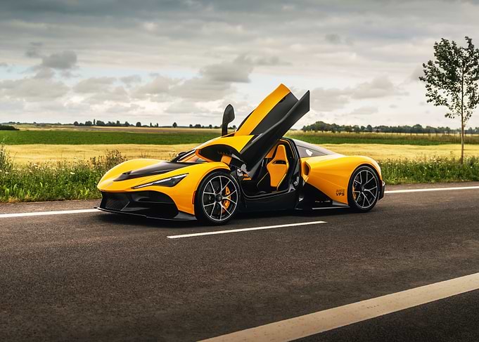 Yellow Apollo IE Supercar