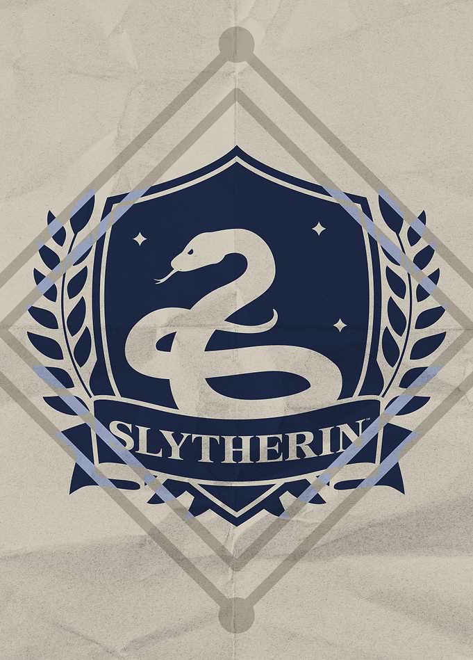 Slytherin House Crest Emblem