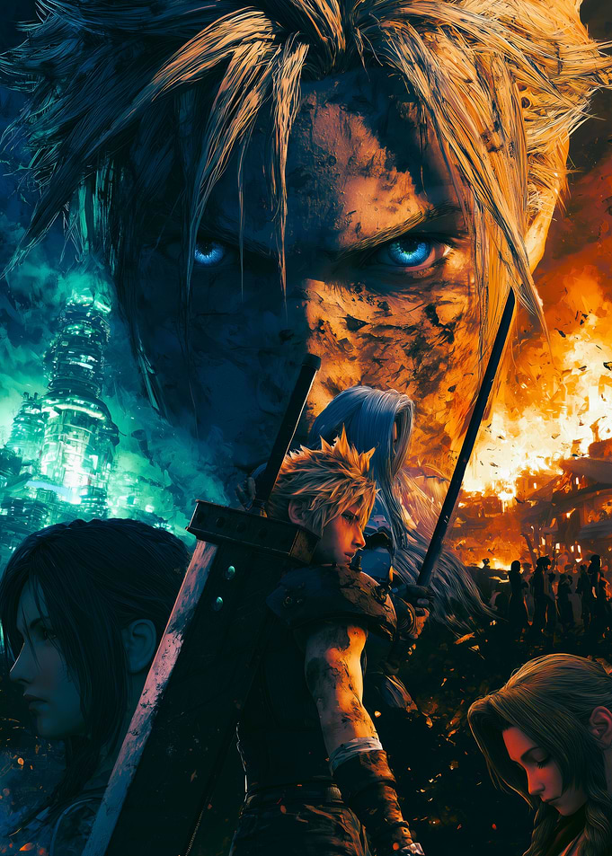 Final Fantasy VII Rebirth Key Art