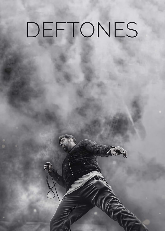 Deftones Chino Moreno Concert Poster