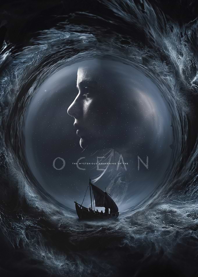 Mysterious Ocean Awakening Fantasy Poster