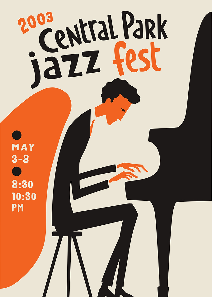 2003 Central Park Jazz Fest Poster