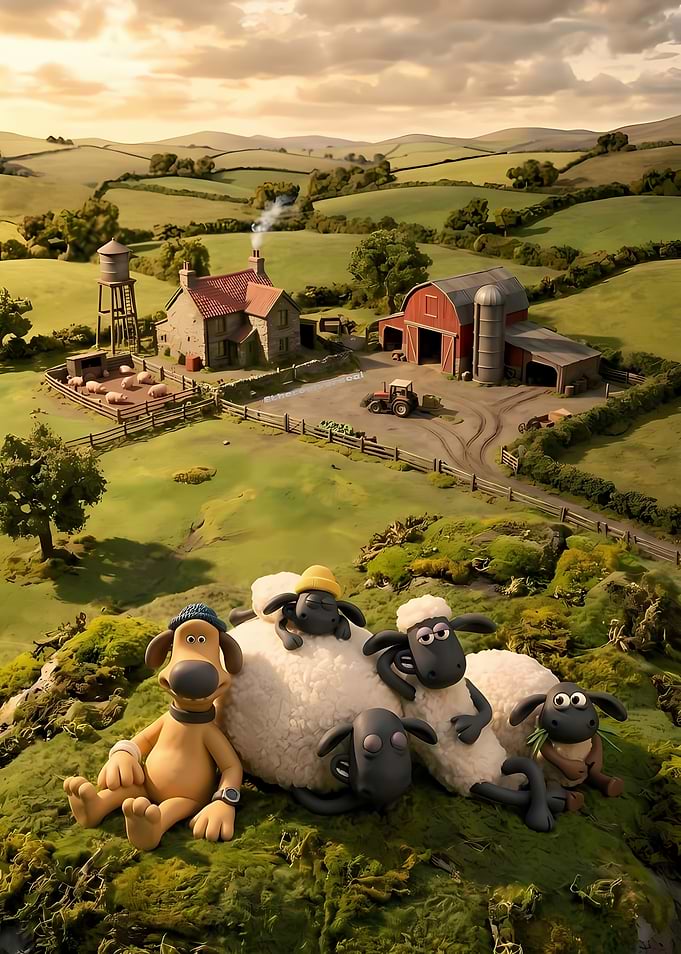 Shaun the Sheep Farm Scene