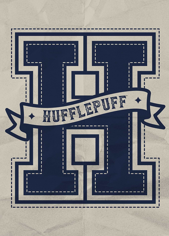 Hufflepuff House Collegiate Emblem