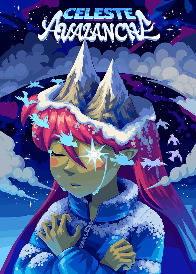 Celeste Avalanche Fan Art Poster