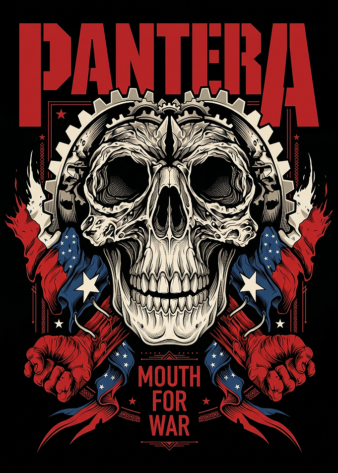 Pantera Mouth for War Skull