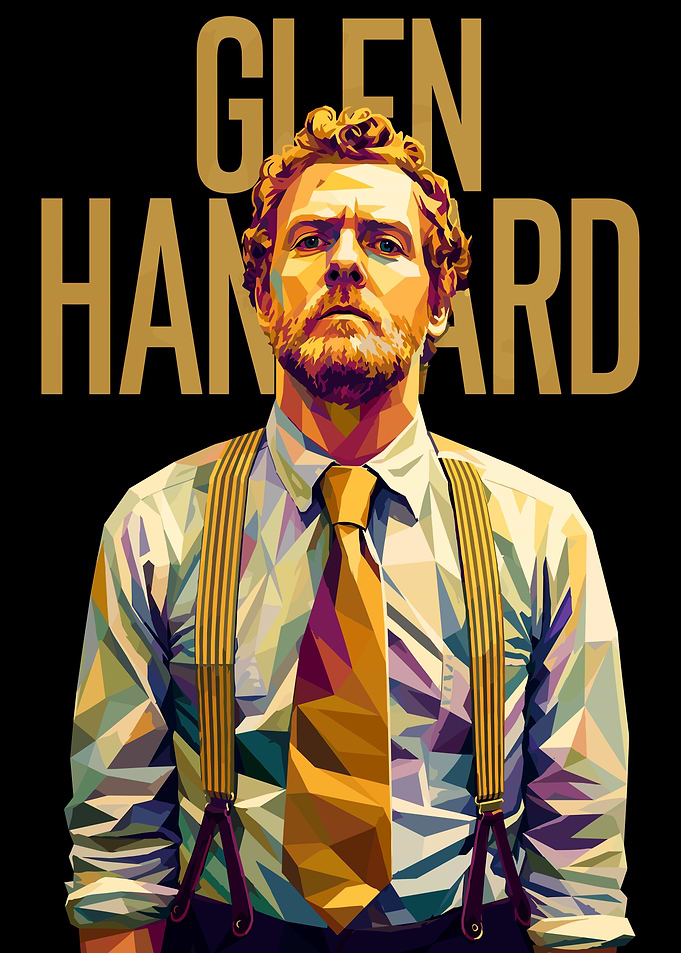 Glen Hansard Low Poly Portrait