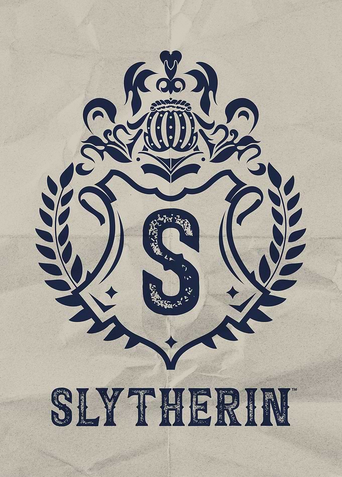 Slytherin House Crest Emblem