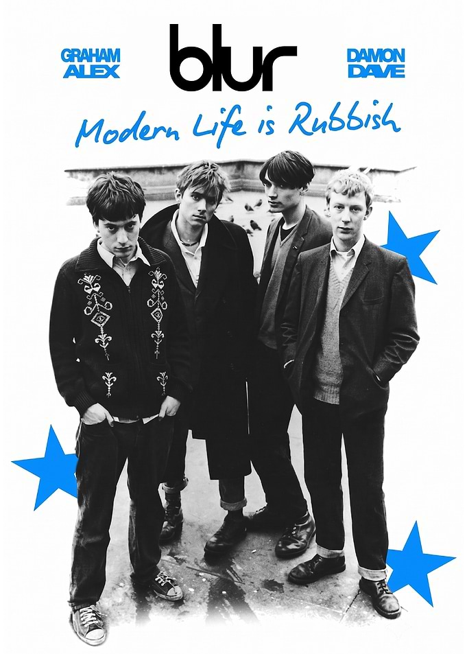 Blur Modern Life is Rubbish Poster
