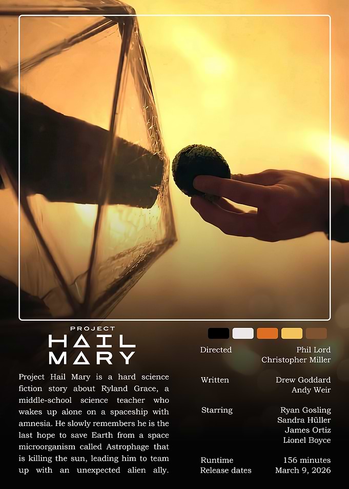 Project Hail Mary Movie Poster