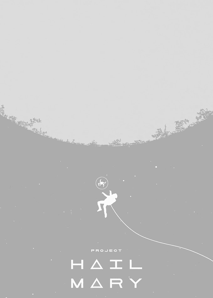 Project Hail Mary Minimalist Poster