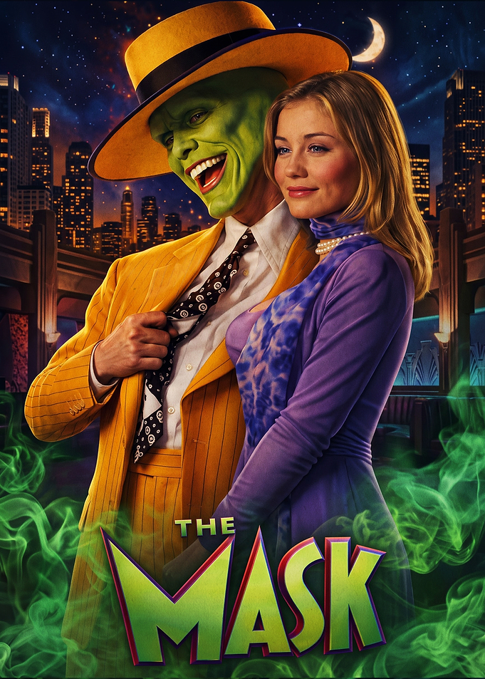 The Mask Movie Poster Art