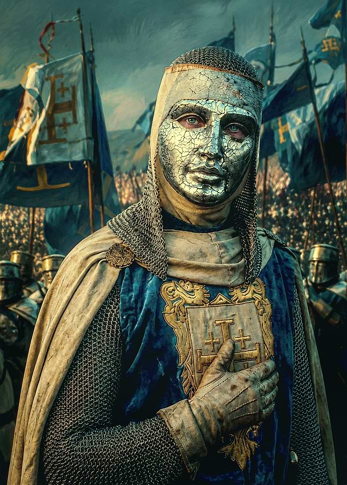 King Baldwin IV of Jerusalem | Kingdom of Heaven Digital Painting Wall Art