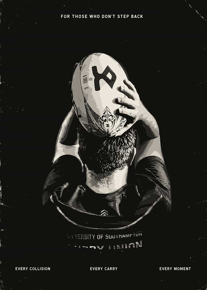 University of Southampton Rugby Union Poster