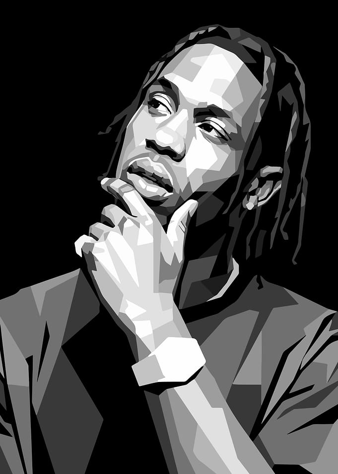 Travis Scott WPAP Portrait