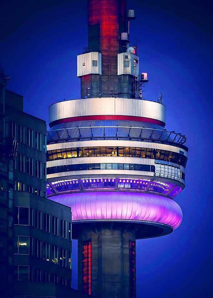 Tower at Night toronto