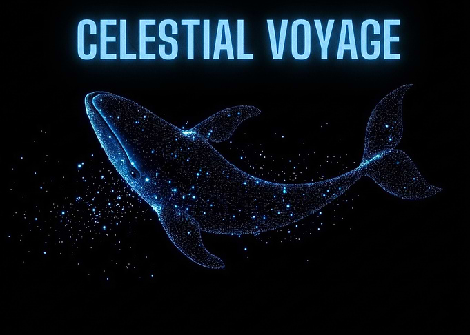 Celestial Voyage Whale Art