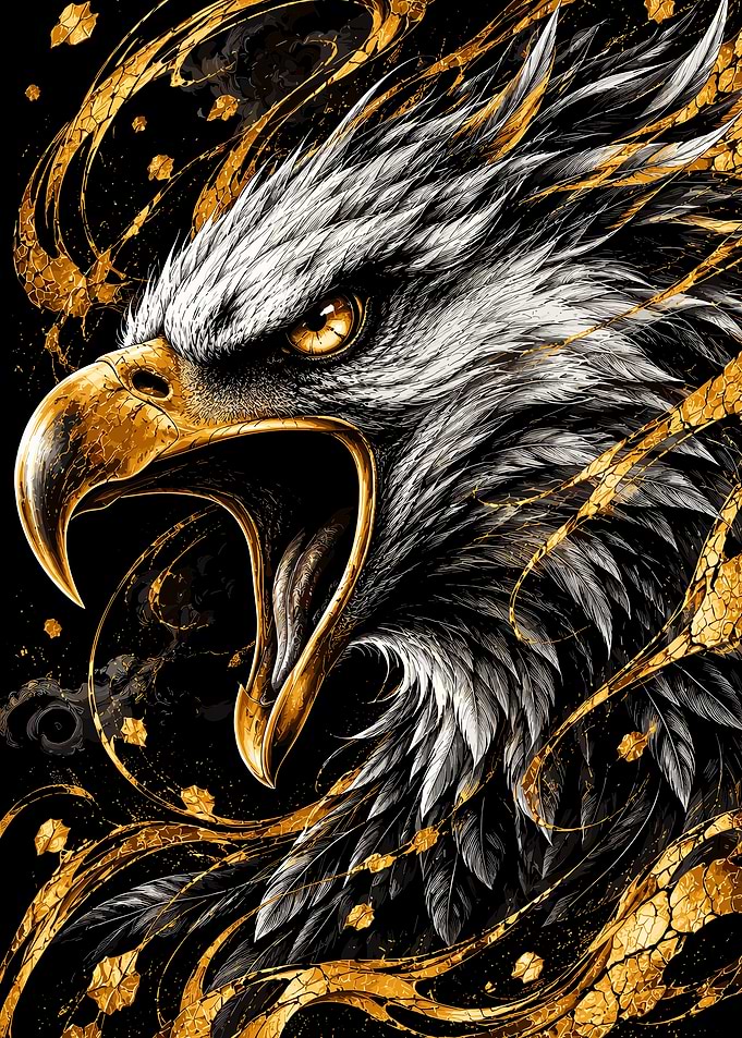 Majestic Golden Eagle Portrait