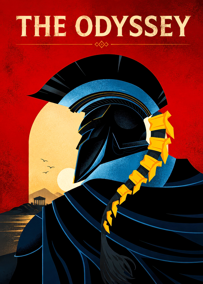 The Odyssey Spartan Warrior Poster