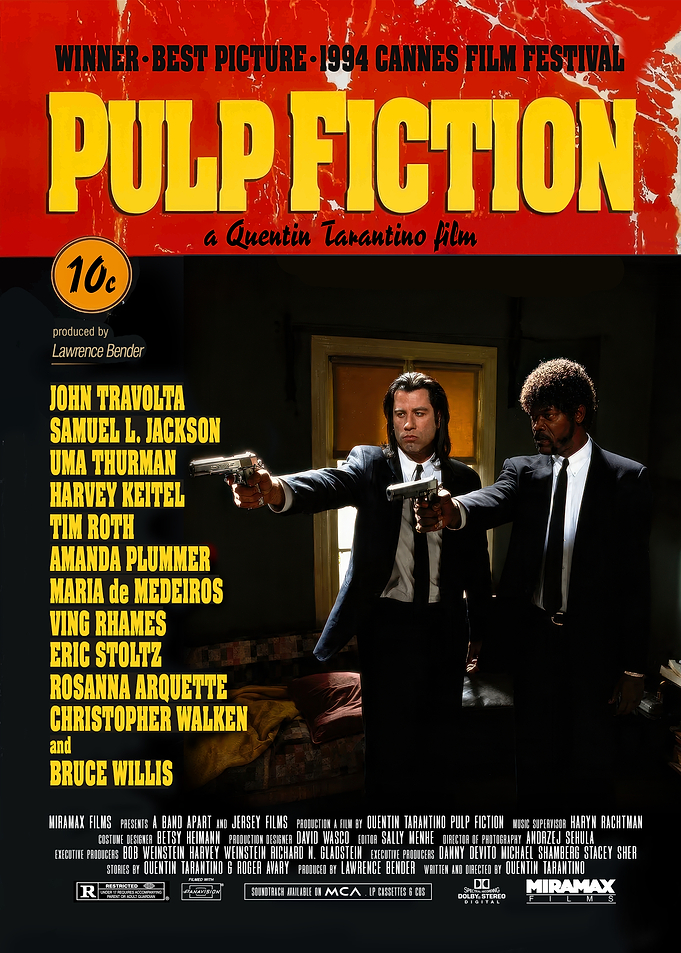 Pulp Fiction Movie Poster