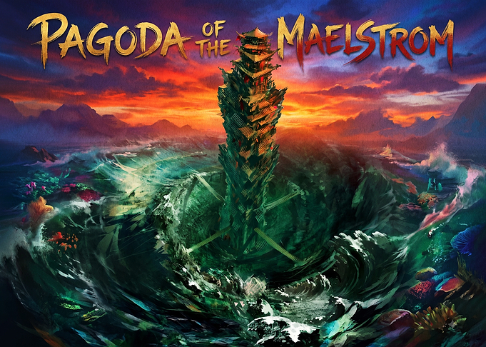 Pagoda of the Maelstrom Fantasy Art