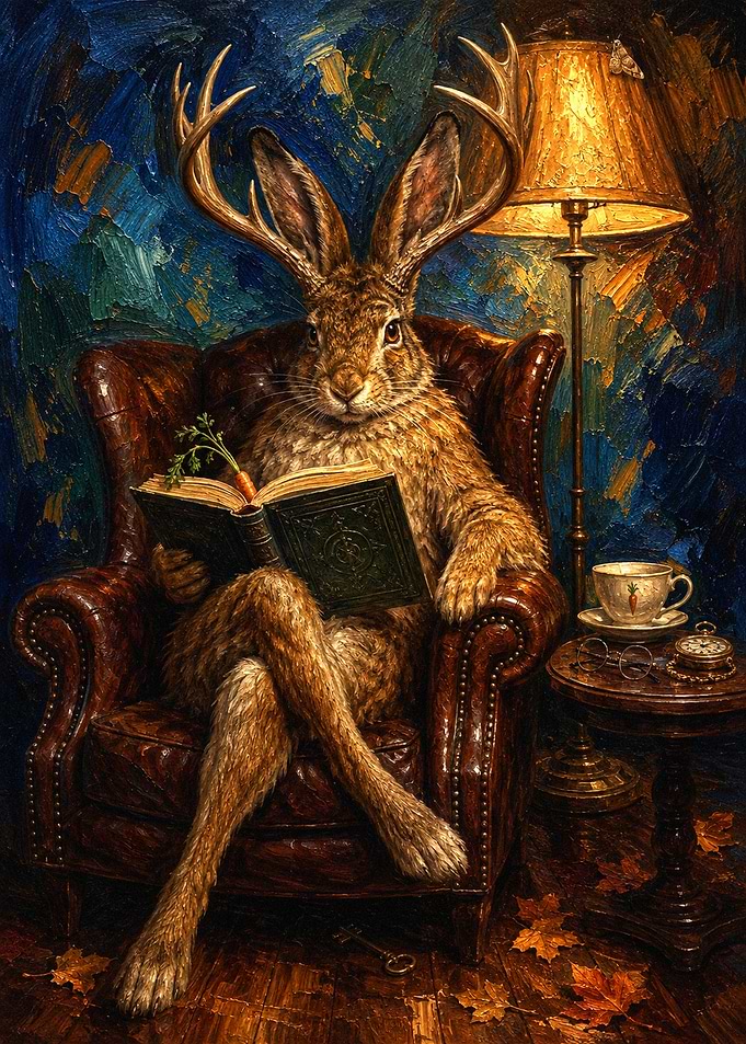 The Jackalope’s Quiet Autumn Solitude