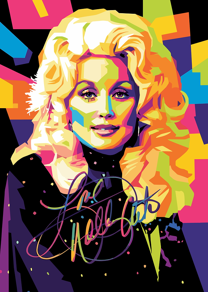 Dolly Parton Pop Art Portrait