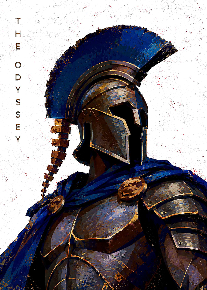 The Odyssey Spartan Warrior Poster