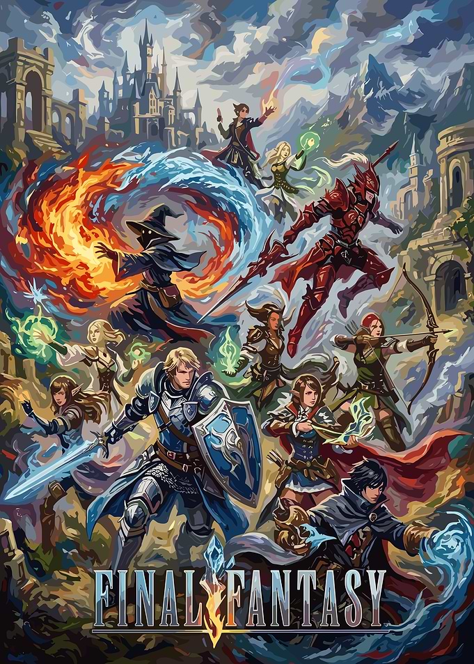 Final Fantasy Ensemble Fantasy Art