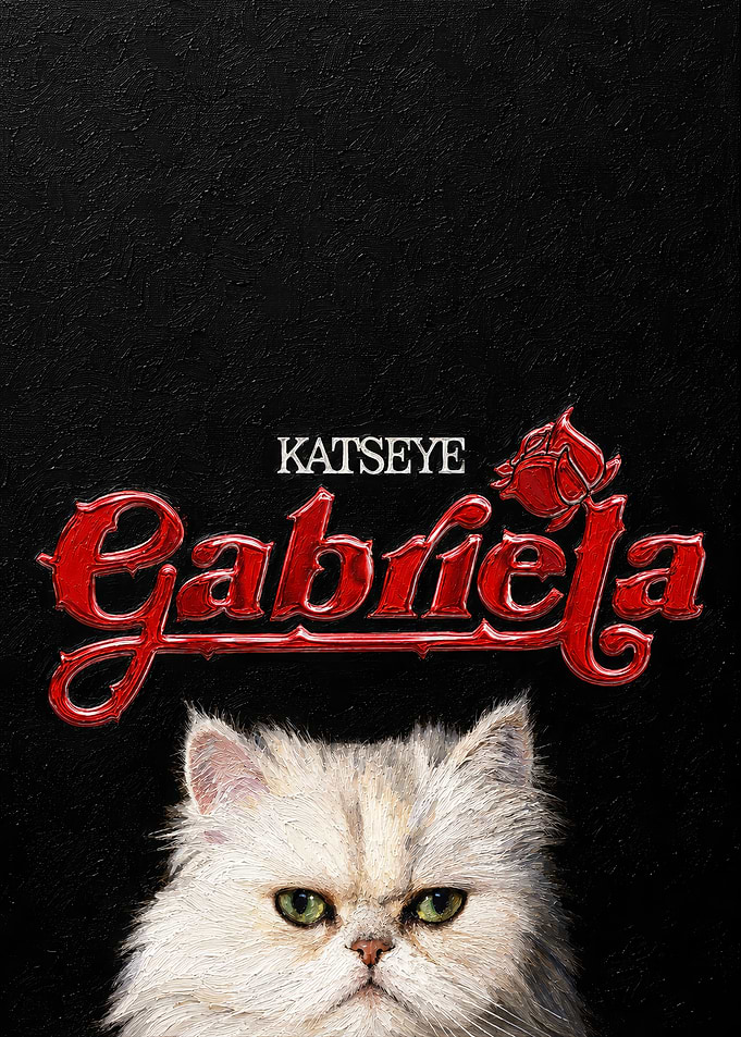 Katseye Gabriela Cat Portrait Poster