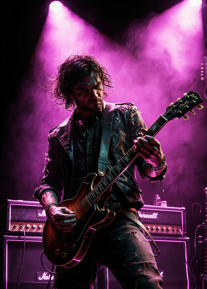 Neon Riff: Rock Guitarist Live