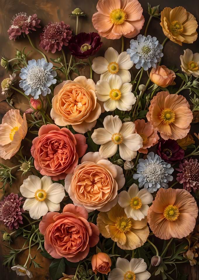 Elegant Autumnal Floral Arrangement