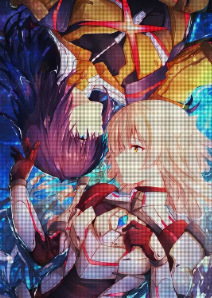 Anime Characters in Futuristic Armor