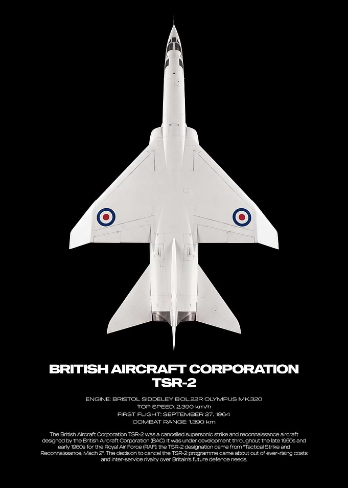 British Aircraft Corporation TSR-2 Poster
