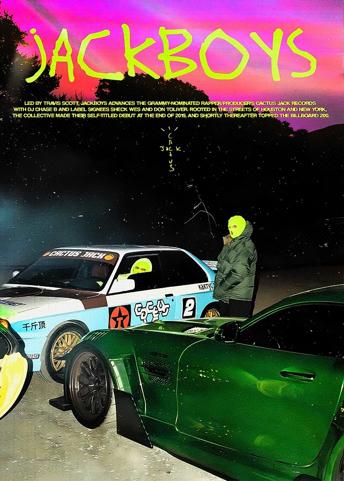 JACKBOYS Travis Scott Music Poster