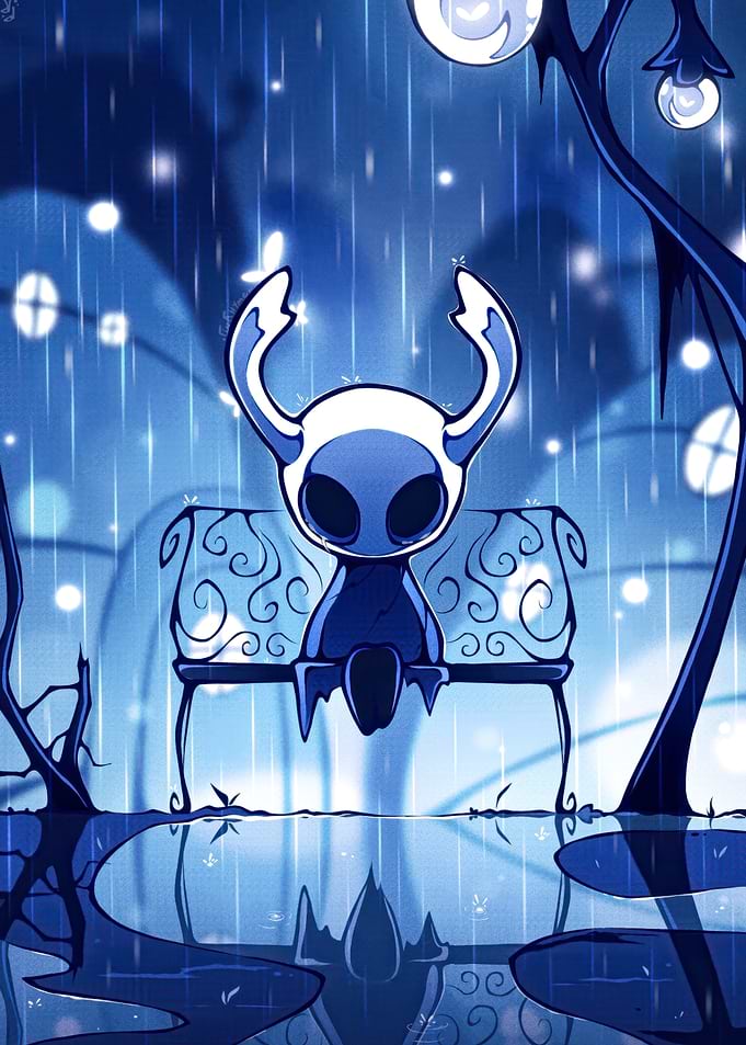 The Knight Sitting on a Bench