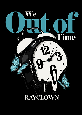 We Out of Time Melting Clock