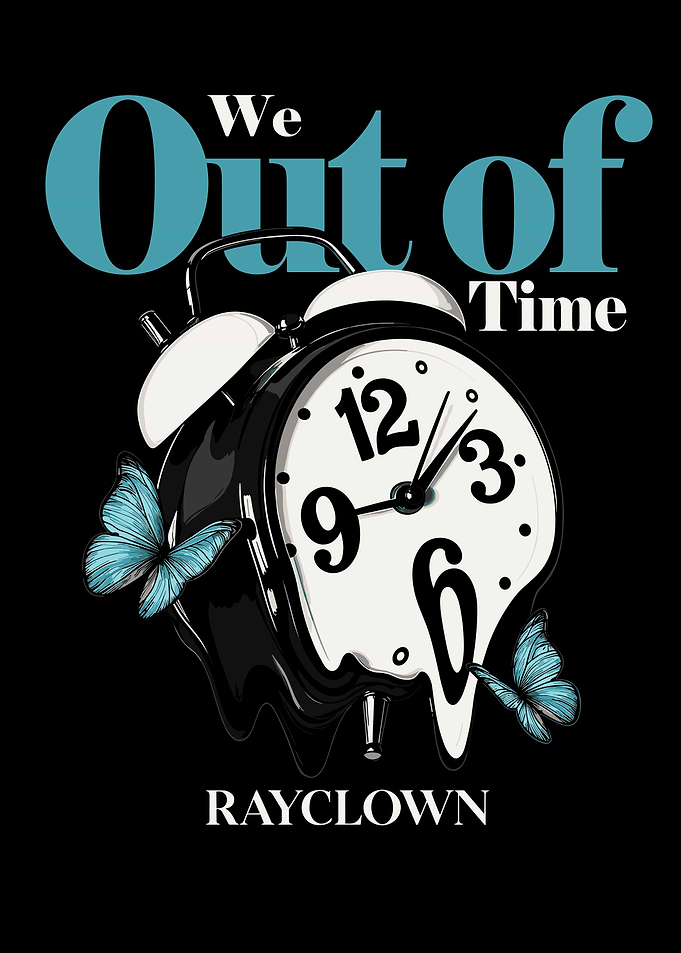 We Out of Time Melting Clock