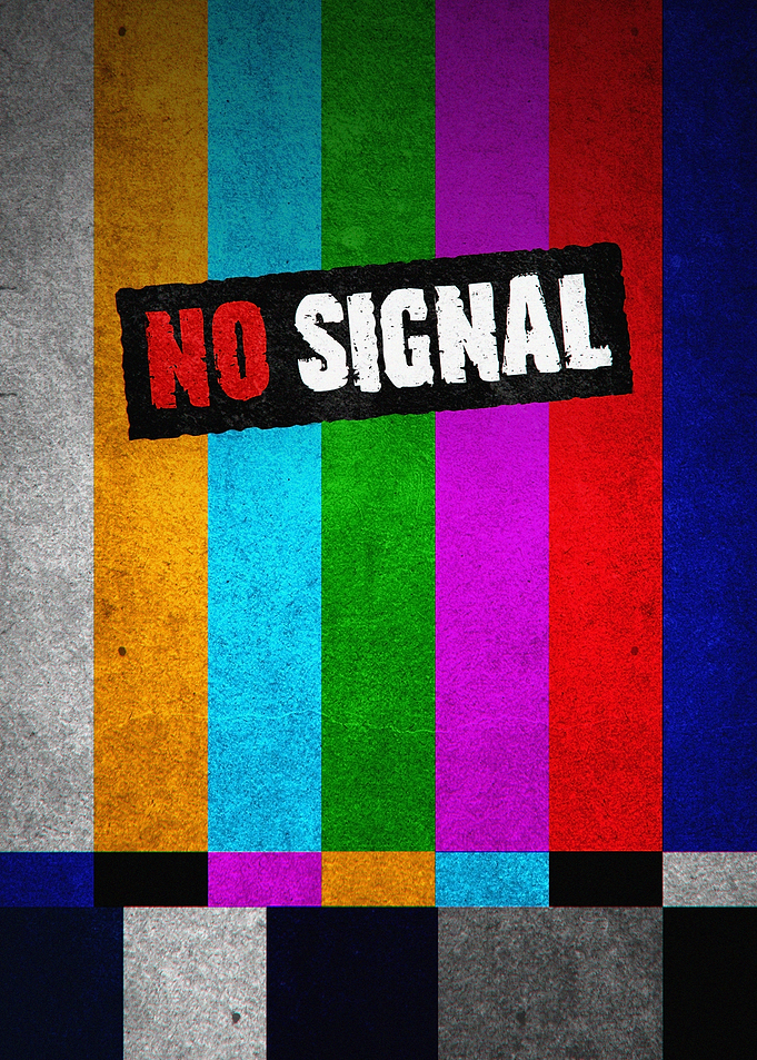 No Signal Television Test Pattern