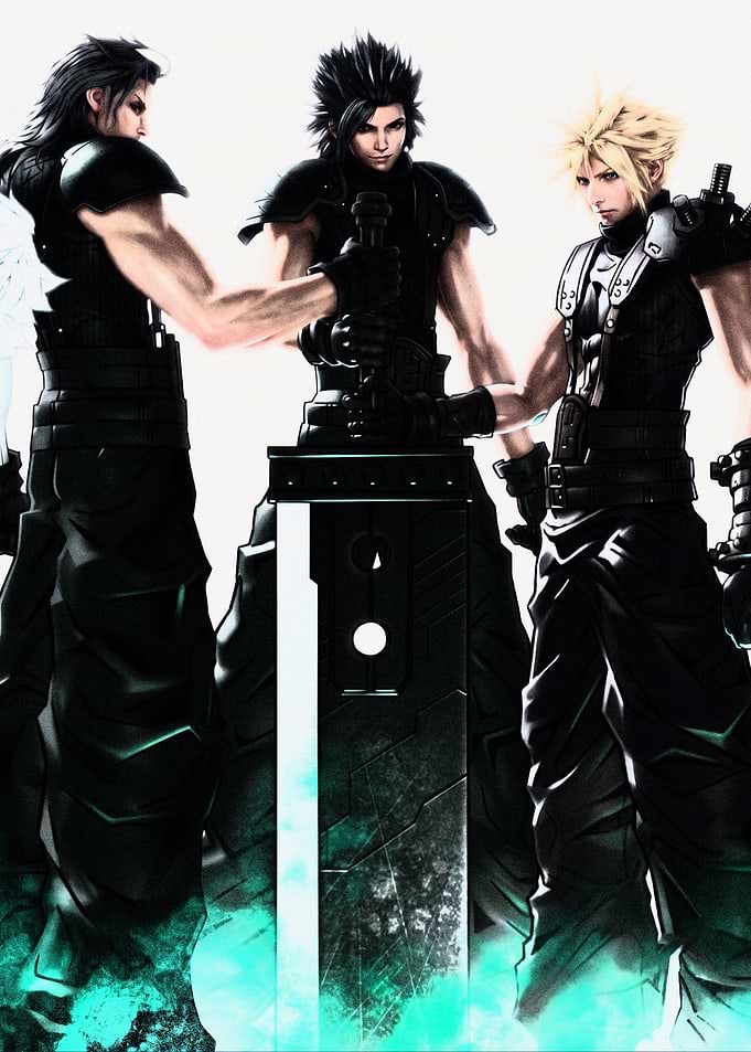 Final Fantasy VII Protagonists Trio